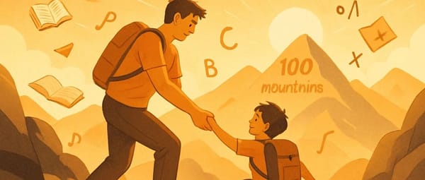 俊爸返场 | 100座山背后的育儿密码：孩子离开你也能自学的能力